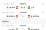 平局大师！青岛西海岸遭遇中超7连平，近4场均是1-1